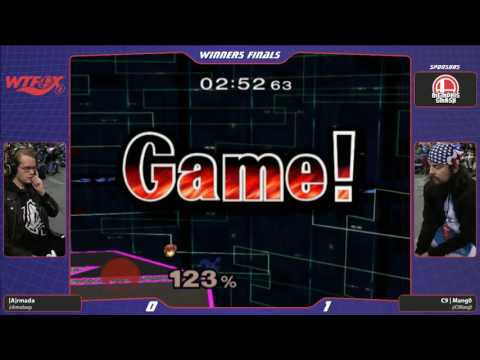 WTFOX 2: SSBM Singles - [A]rmada (Fox/Peach) vs c9 Mang0 (Fox/Marth) - Winners Finals