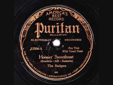 Fred Rich & his Orchestra - Hoosier Sweetheart - 1927