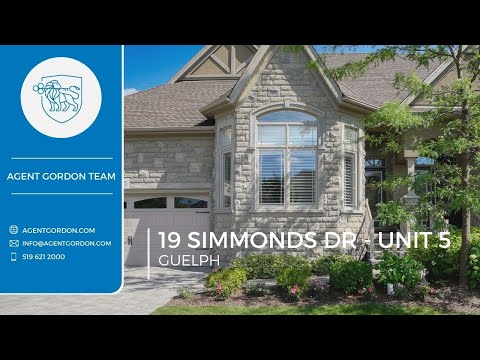 Guelph Real Estate | 19 Simmonds Dr - Unit 5 | Agent Gordon Team