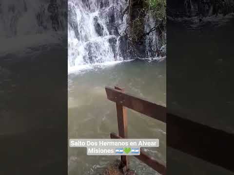 Salto Dos Hermanos en Alvear Misiones 🇦🇷💚🇦🇷#turismo #naturaleza