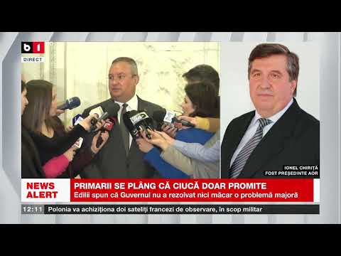 PRIMARII SE PLÂNG CĂ CIUCĂ DOAR PROMITE_Știri B1_28 dec 2022