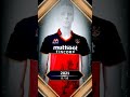 Top 5 Jersey of RCB in IPL #shorts
