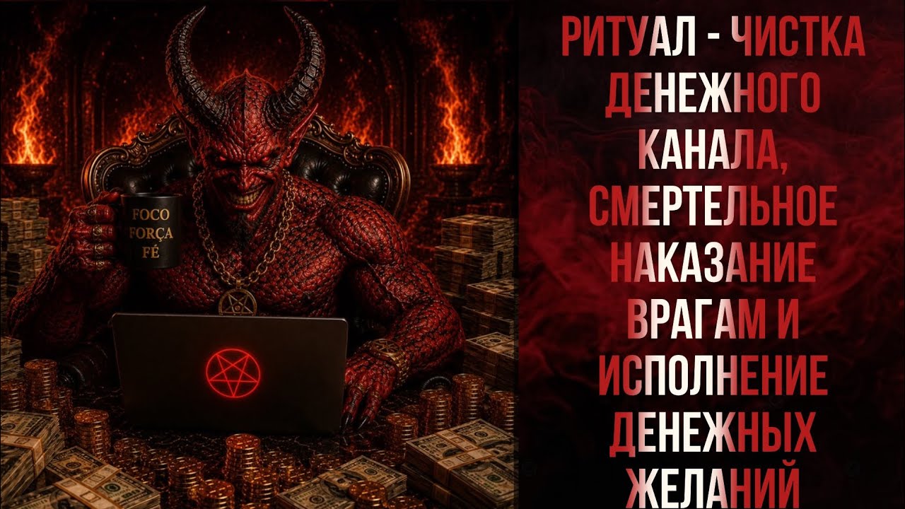 Ритуал - чистка денежного канала, смертельное наказание врагам и исполнение 