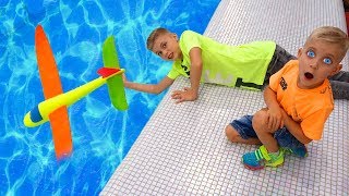 Утопил новый ПЛАНЕР. Тиша НЕ слушает меня.My younger brother does not listen to me ...