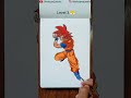 What's your Level😎 | Drawing Goku Super Saiyan God 🔥