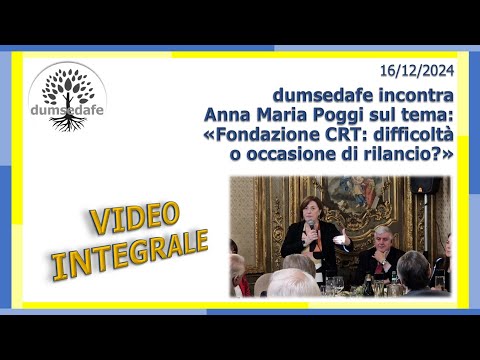 16.12.2024 - dumsedafe, incontro Anna Maria Poggi, video dell'evento