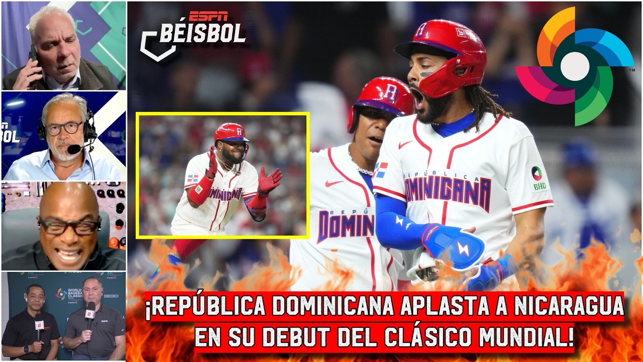 EL PLÁTANO POWER de REPÚBLICA DOMINICANA explotó en MIAMI en debut de CLÁSICO MUNDIAL | ESPN Beisbol