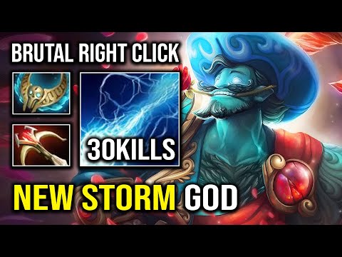 NEW 12K STORM GOD Level 30 Revenant's Brooch Insane Pure Right Click 7.32e Dota 2