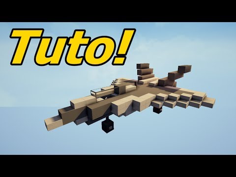 comment construire avion minecraft