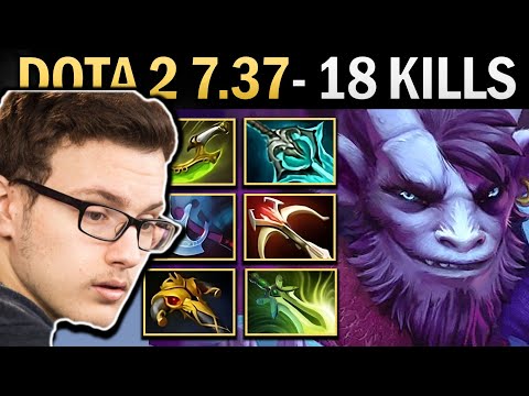 Riki Gameplay Miracle with 18 Kills and Manta - Dota 2 7.37