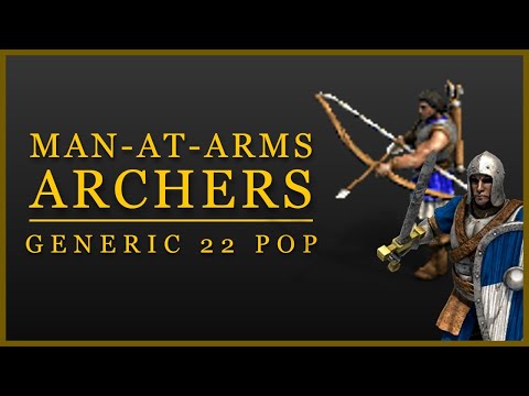 Generic 22pop MAA into Archers - Build Order