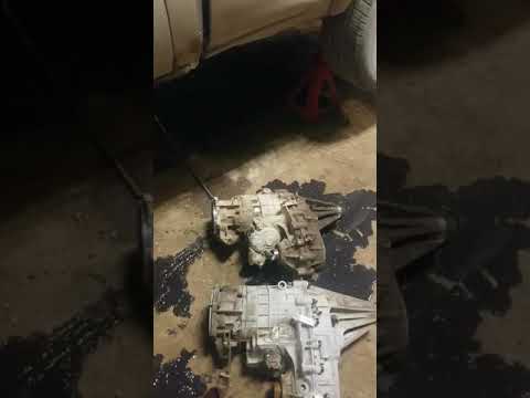 2002 Chevy manual transfer case change from a 2003 push button