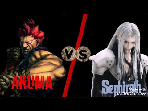 Who would win in a fight between Akuma (Street Fighter) vs. Sephiroth (Final Fantasy)