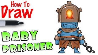 how to draw chibi prisoner fortnite - fortnite growler drawing