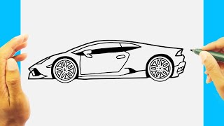 How to Draw a Lamborghini Car Easy Step by Step