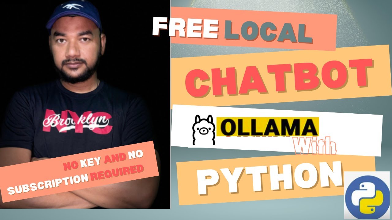 Create a LOCAL Python AI Chatbot by Using Ollama |Run Any Chatbot FREE Locally on Your Computer.