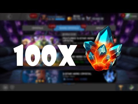 100x Premium Hero Crystal Opening! (MCOC)