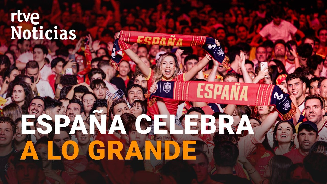 Noche de celebraciones tras la victoria de España en la Final del Mundial | RTVE Noticias
