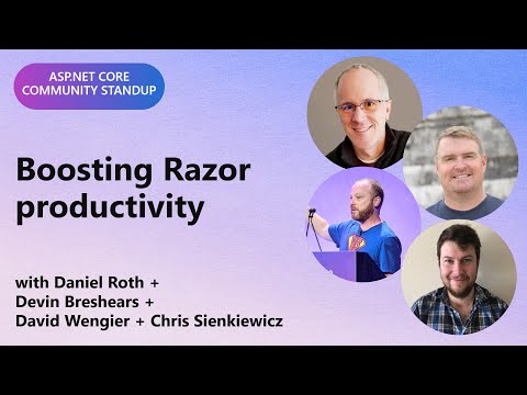 Video Thumbnail: ASP.NET Community Standup: Boosting Razor productivity