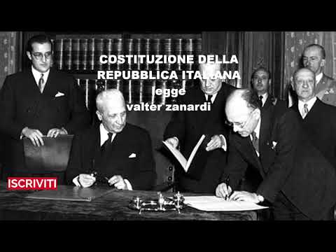 La costituzione della Repubblica Italiana - lettura integrale del testo