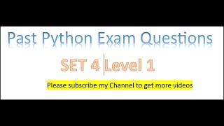 Set 4 Level 1 using python CCBP Nxtwave #nxtwaveccbp4 #python #coding #programming #viral #video