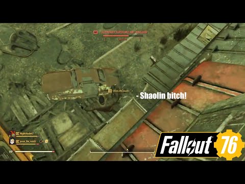 Secret Technique: Double Falling Star Black Dynamite Panther Fist Of Doom! [Fallout 76 Gameplay]