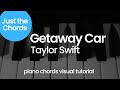 Piano Chords - Getaway Car (Taylor Swift)