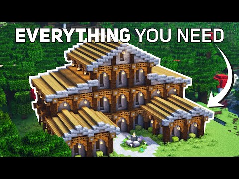 Minecraft: Ultimate Survival Base Tutorial (how to build 1.17)