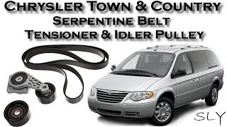 How to Replace Caravan or Town & Country 3.8L Serpentine Belt Tensioner & Idler Pulley