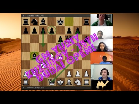 Learning session with GM Yuriy Kuzubov - 15th Dubai Open Chess Championship 2013