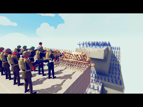 Army vs 100 Units - Totally Accurate Battle Simulator TABS