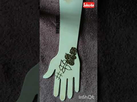 #hashtag trick mehndi design/#hashtag se mehndi design banaae simple and easy/arabic design #shorts