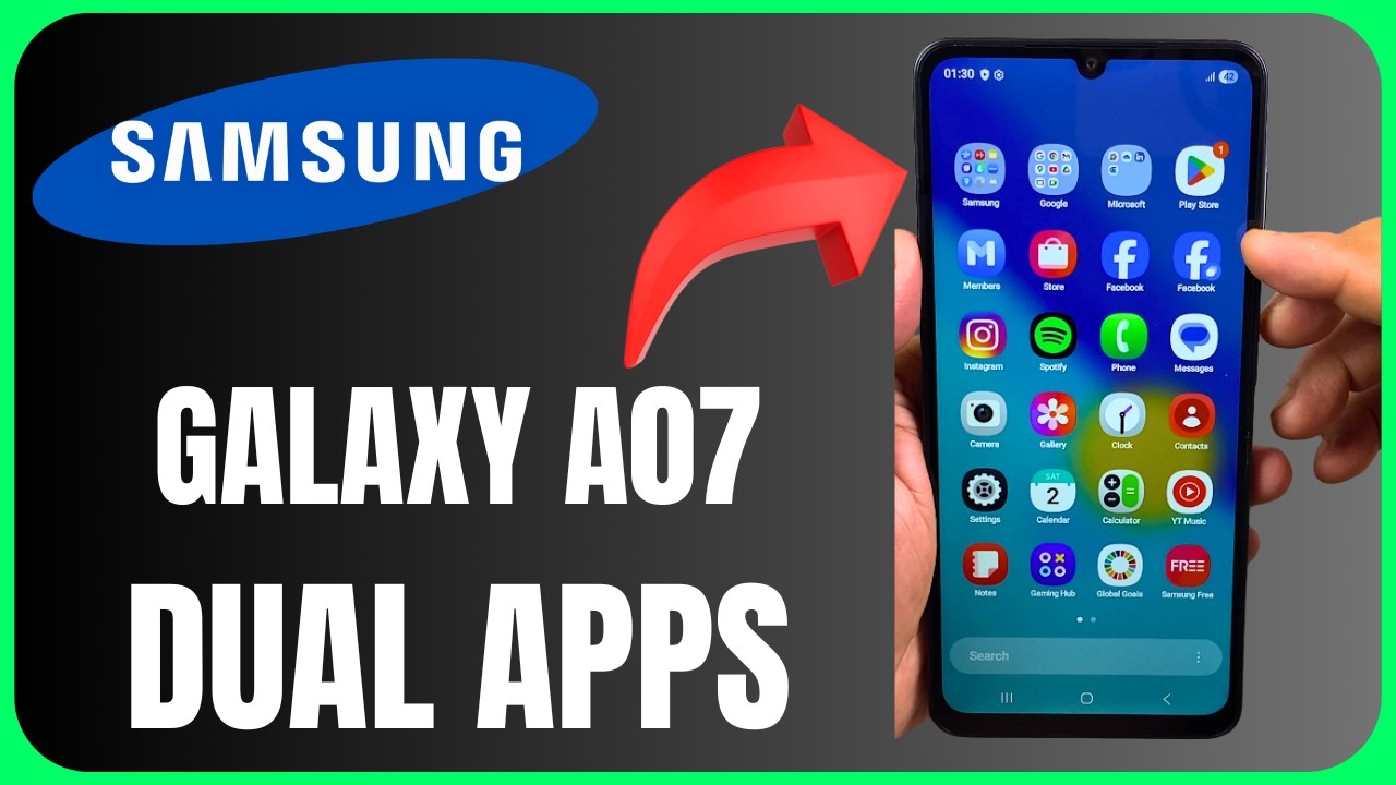 🔄 Samsung Galaxy A07 Dual Apps Full Tutorial 😱