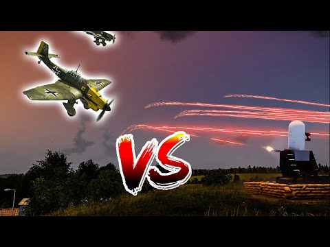 Trying to take out Phalanx CIWS with Stuka and failed - Junkers Ju 87 vs Phalanx CIWS C-RAM : ARMA 3