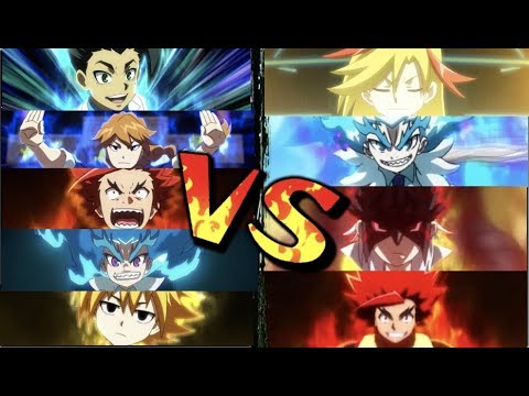 The Big Five VS The Four Evolved Spin Emperors! | Beyblade Burst Battle