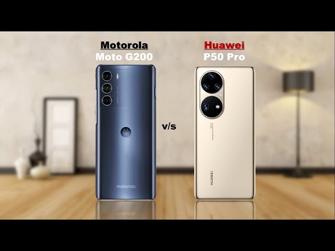 Motorola Moto G200 vs Huawei P50 Pro