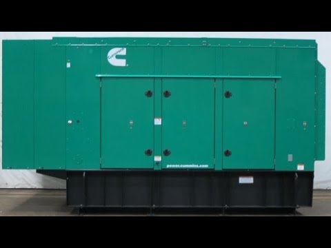 New Cummins DFEK 500 kW diesel generator, QSX15-G9 EPA Tier 2 engine - CSDG # 2462