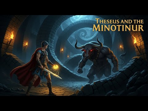 Theseus, Ariadne, and the Minotaur | The Greek Myth of the Labyrinth
