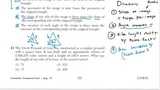 Geometry Regents August 2015 Questions 19-24