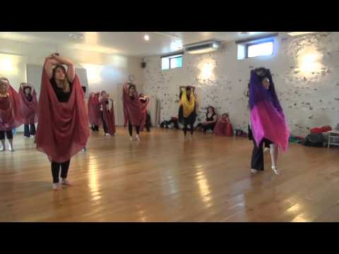 more 50000 views Fériel Rodriguez oriental dance Silk veil emotions France breaking free music