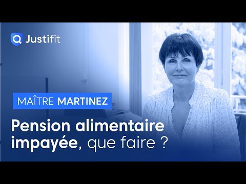 Pension alimentaire impayée, que faire ? – Maître Josée MARTINEZ