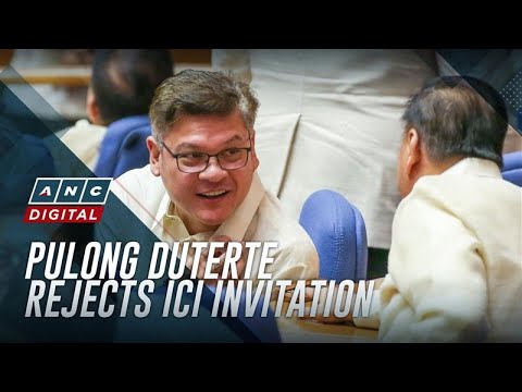Paolo Duterte declines 'vague, ambiguous' ICI invitation | ANC