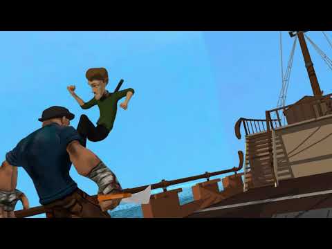 Pirates fight 3d animation