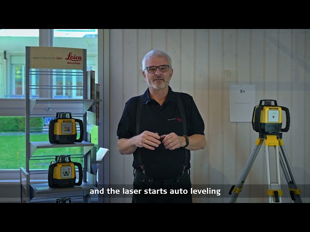 Leica Rugby 610 Roterende Laser incl. ontvanger in koffer - Rood - 800m - IP67-image