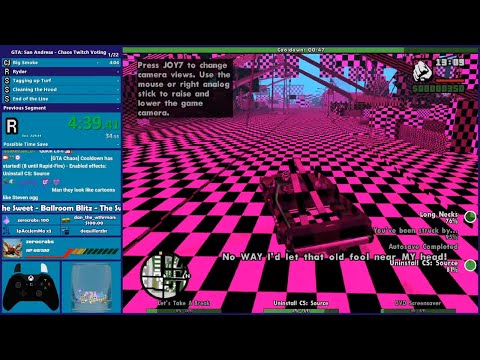 GTA San Andreas Chat Voting Chaos Mod Test - Hugo_One Twitch Stream - 10/27/2022