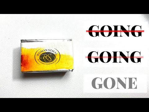 PO48 Quinacridone Gold Hue, Undersea green and more discontinued?