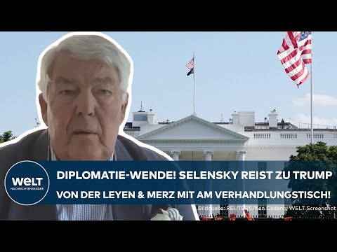 KRIEG IN DER UKRAINE: Merz und Von der Leyen begleiten Selenskyj nach Washington!