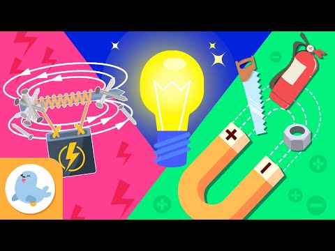 La ELECTRICIDAD, el MAGNETISMO y el ELECTROMAGNETISMO ⚡ Ciencia para niños 💡 RECOPILACIÓN