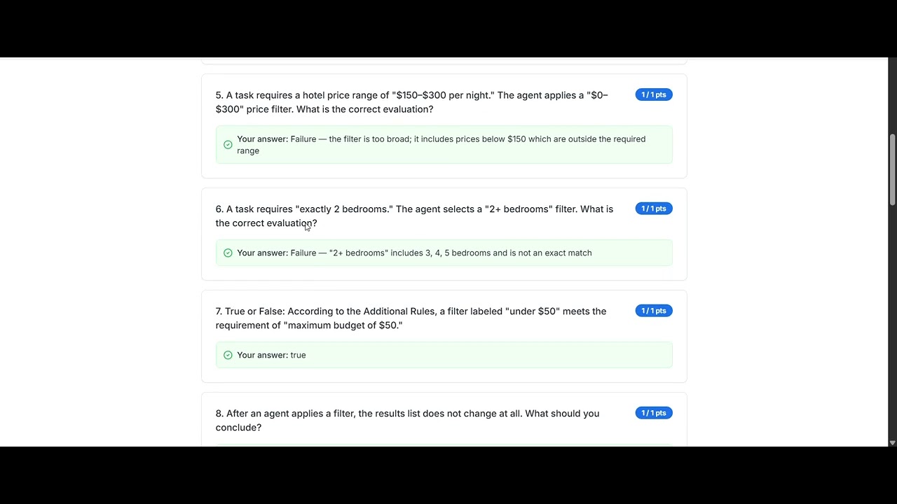 Web Agent Trajectory Evaluation | Careerflow.ai Answers 100% pass
