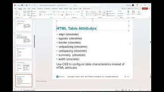 Html Table (Chapter 8)